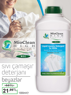 Mioclean Beyazlar için Sıvı Çamaşır Deterjanı 1000 ML